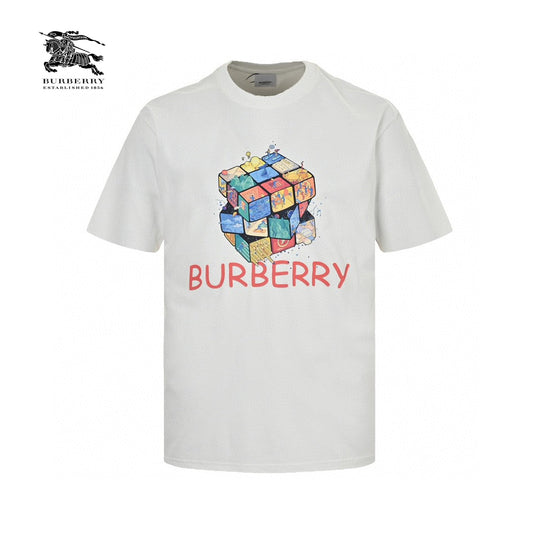 Burberry Rubik's Cube Graphic T-Shirt (White) - Phantom Kicks