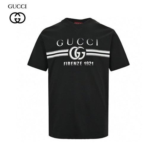 Gucci Black T-Shirt with Firenze 1921 Logo - Phantom Kicks