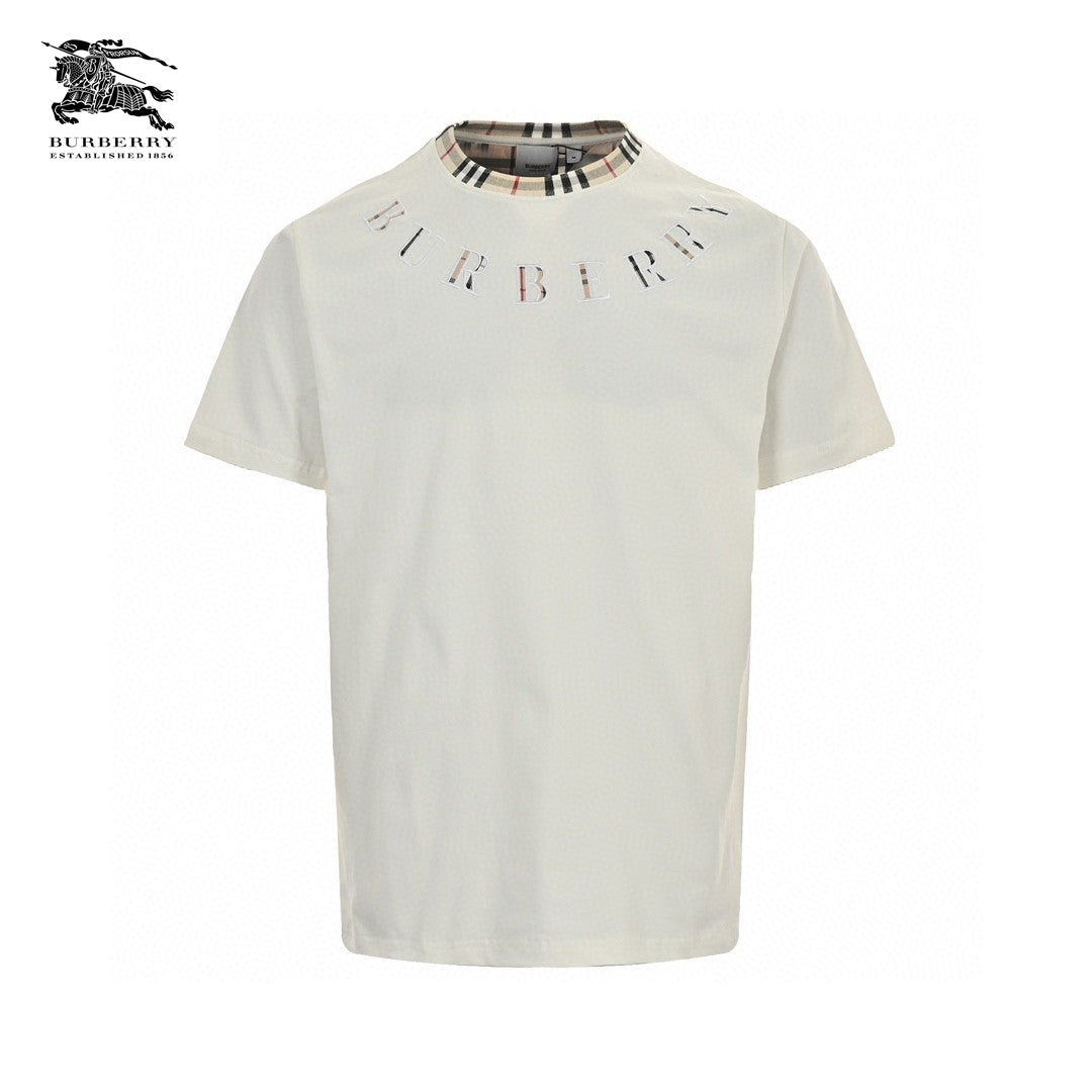 Burberry Embroidered Logo T-Shirt (White) - Phantom Kicks