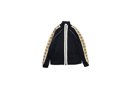Gucci GG Logo Stripe Track Jacket - Black - Phantom Kicks