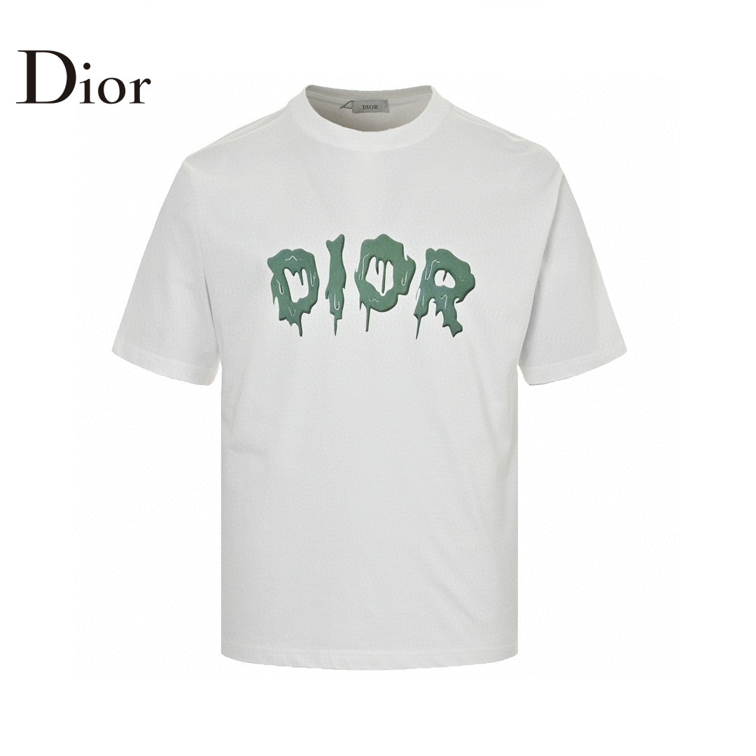 Dior Dripping Logo T-Shirt (White) - Phantom Kicks