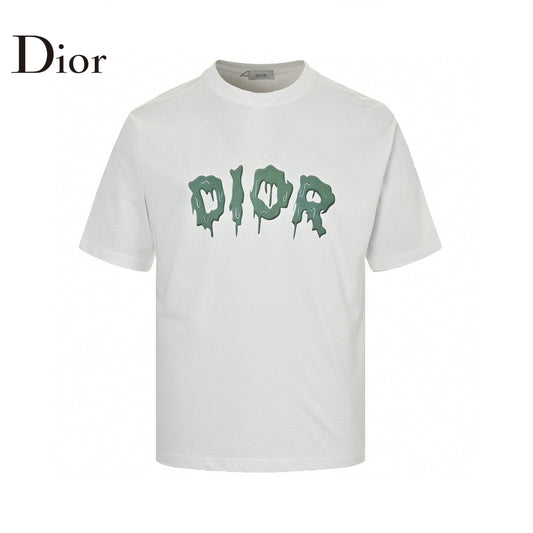 Dior Dripping Logo T-Shirt (White) - Phantom Kicks