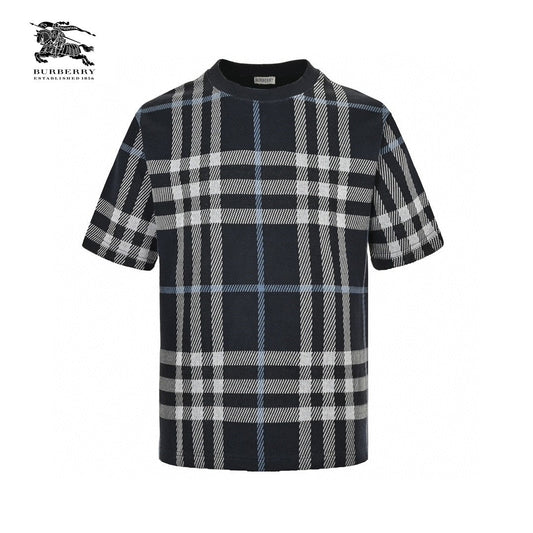 Burberry Navy Check T-Shirt - Phantom Kicks