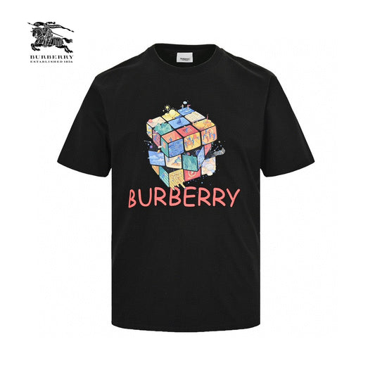 Burberry Rubik's Cube Graphic T-Shirt (Black) - Phantom Kicks
