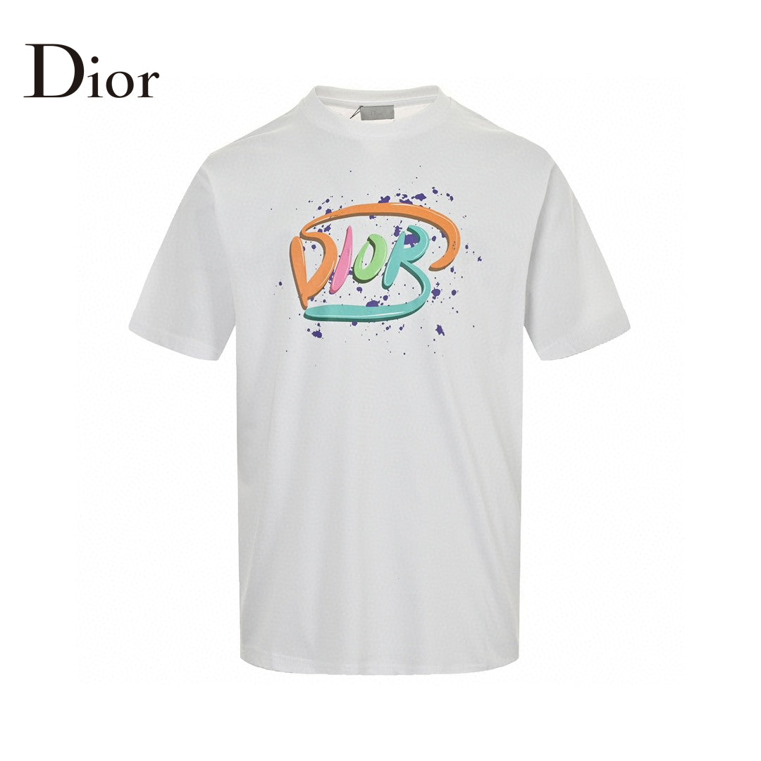 Dior Multicolor Logo White T-Shirt - Phantom Kicks