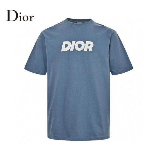 Dior Classic Logo T-Shirt (Blue) - Phantom Kicks