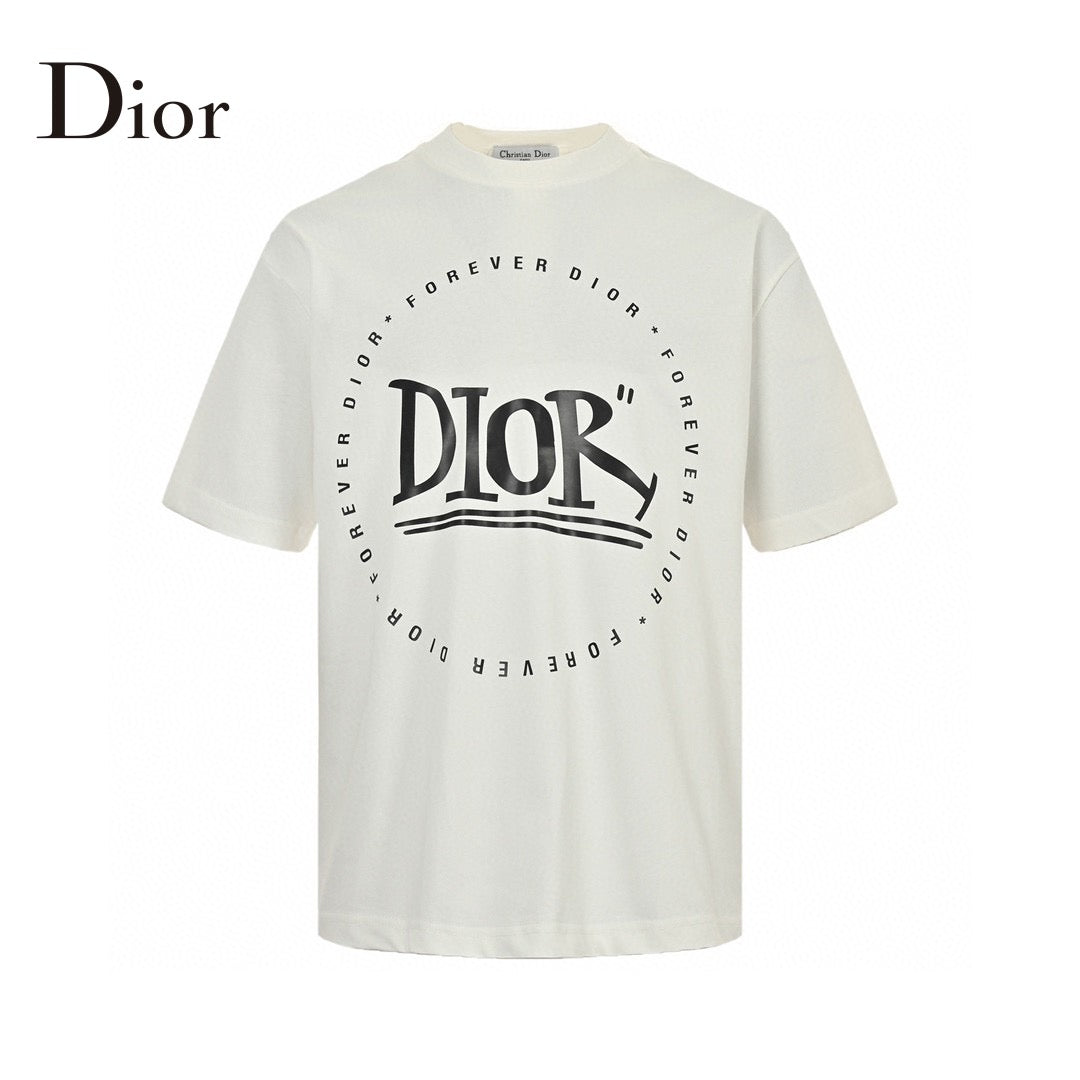 Dior "Forever Dior" T-Shirt (White) - Phantom Kicks