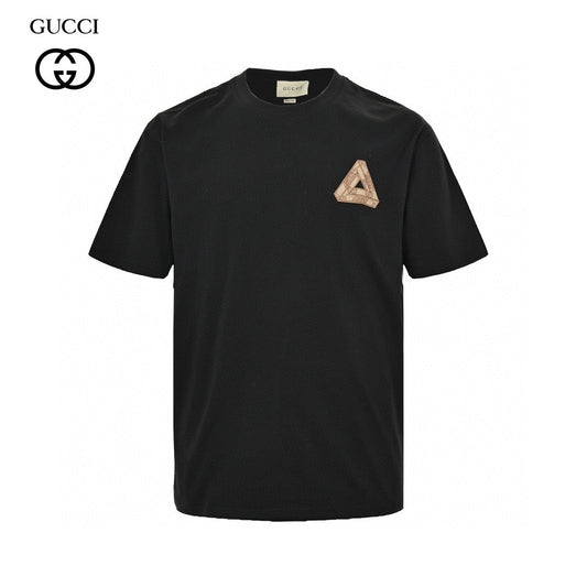 Gucci Triangle Logo Black T-Shirt - Phantom Kicks