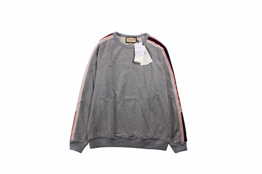 Gucci Grey Sweatshirt with Stripe Detail - Phantom Kicks