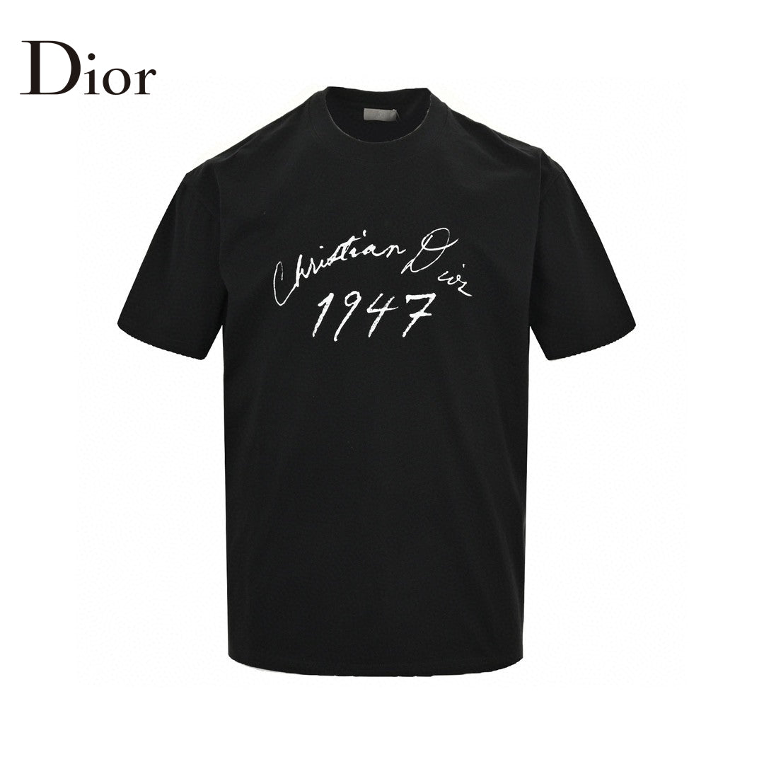 Dior 1947 Signature Black T-Shirt - Phantom Kicks