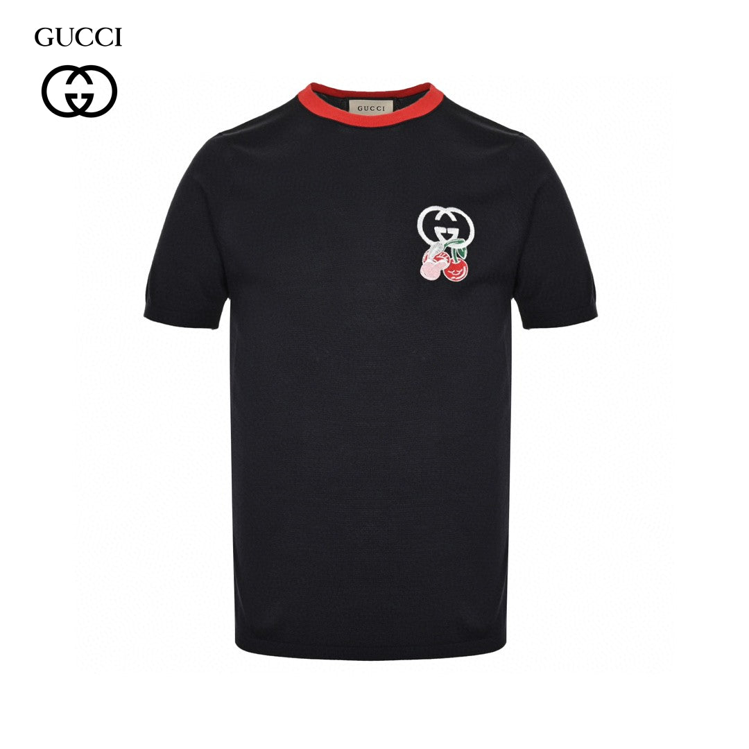 Gucci Cherry Embroidered T-Shirt - Phantom Kicks
