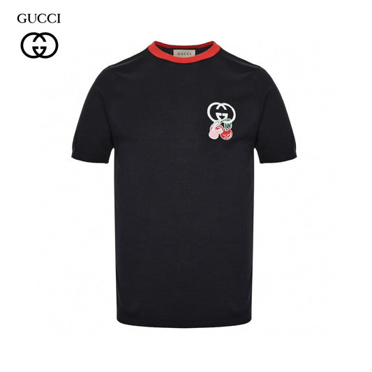 Gucci Cherry Embroidered T-Shirt - Phantom Kicks