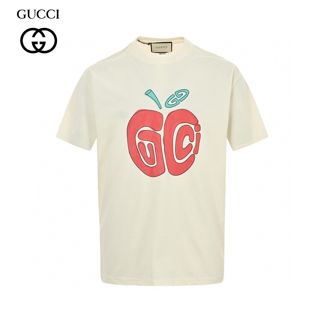 Gucci Apple Logo T-Shirt (White) - Phantom Kicks