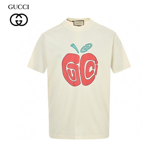 Gucci Apple Logo T-Shirt (White) - Phantom Kicks