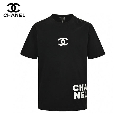 Chanel Double C Logo T-Shirt (Black) - Phantom Kicks