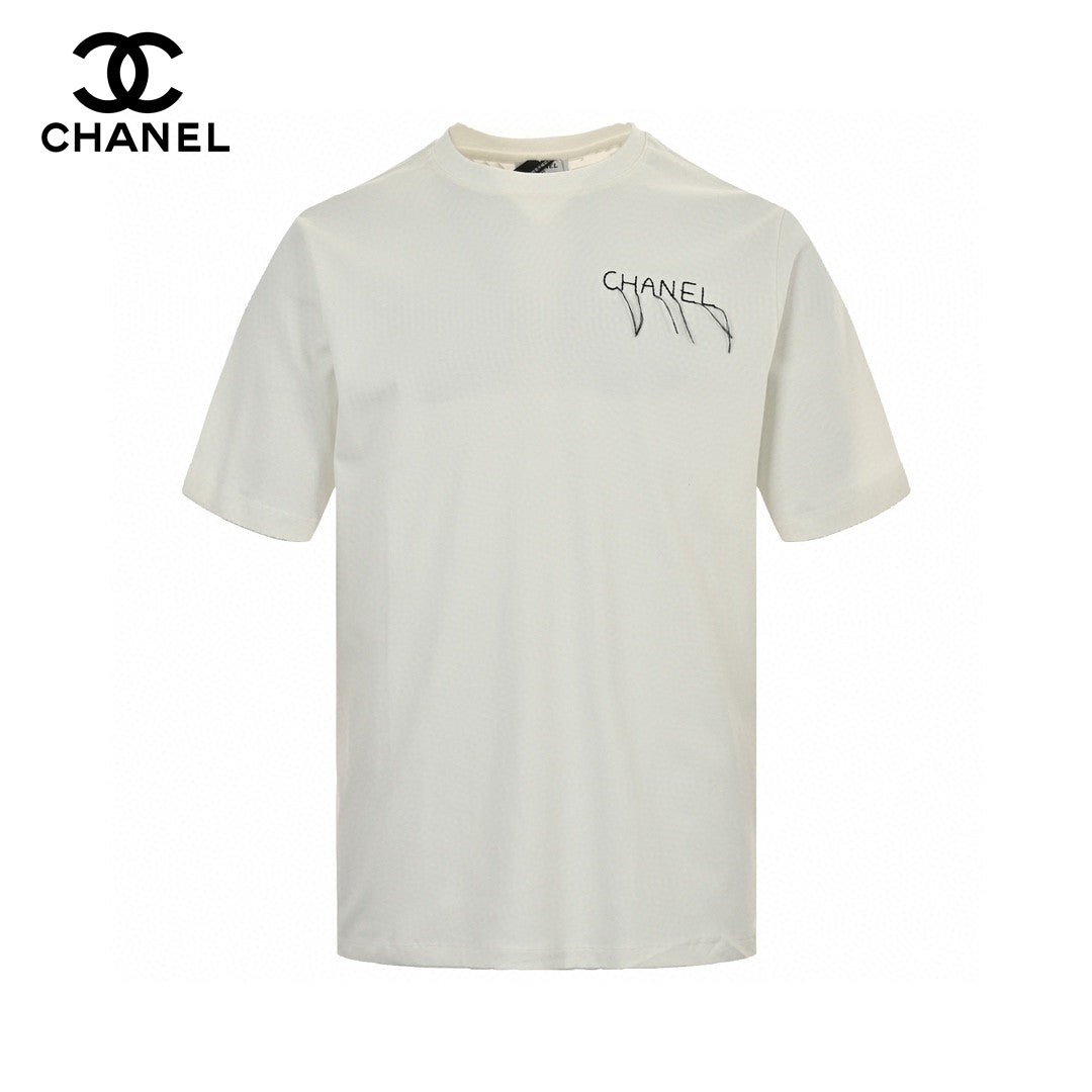 Chanel Logo T-Shirt (White) - Phantom Kicks
