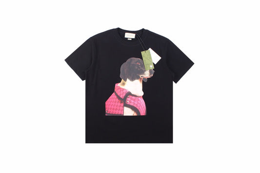 Gucci Dog Print T-Shirt in Black - Phantom Kicks