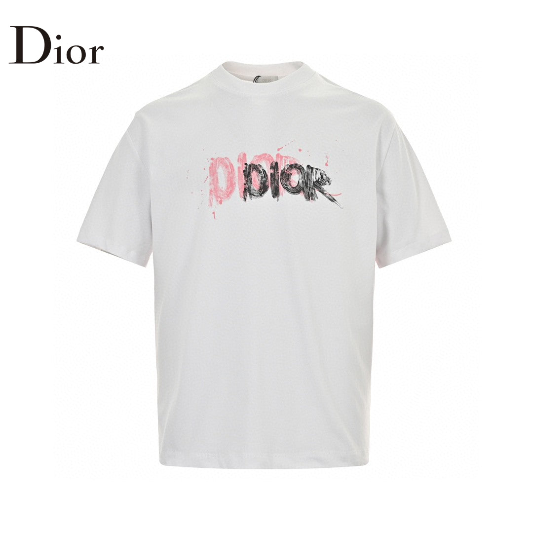 Dior Graffiti Logo T-Shirt in White - Phantom Kicks