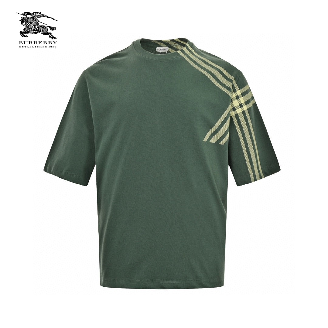 Burberry Green Check Pattern T-Shirt - Phantom Kicks