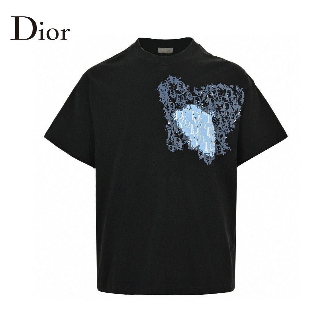 Dior Monogram Motif T-Shirt (Black) - Phantom Kicks