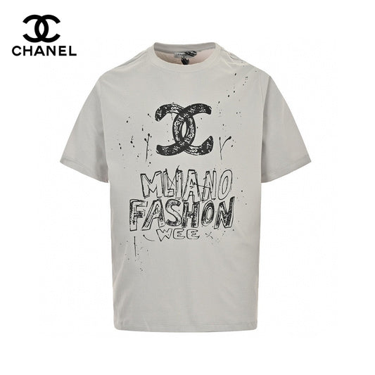 Chanel Milano Fashion Week T-Shirt (Gray) - Phantom Kicks