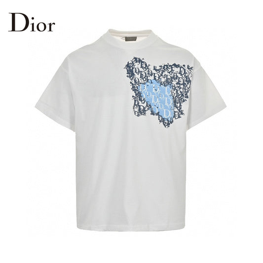 Dior Monogram Motif T-Shirt (White) - Phantom Kicks