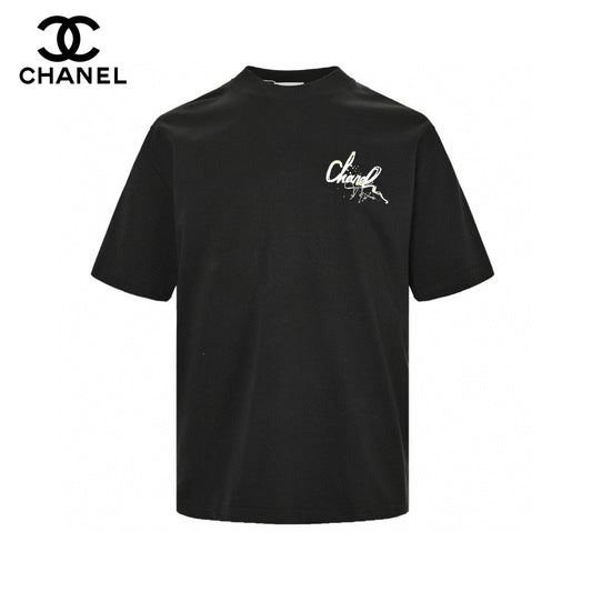 Chanel Signature Logo Black T-Shirt - Phantom Kicks
