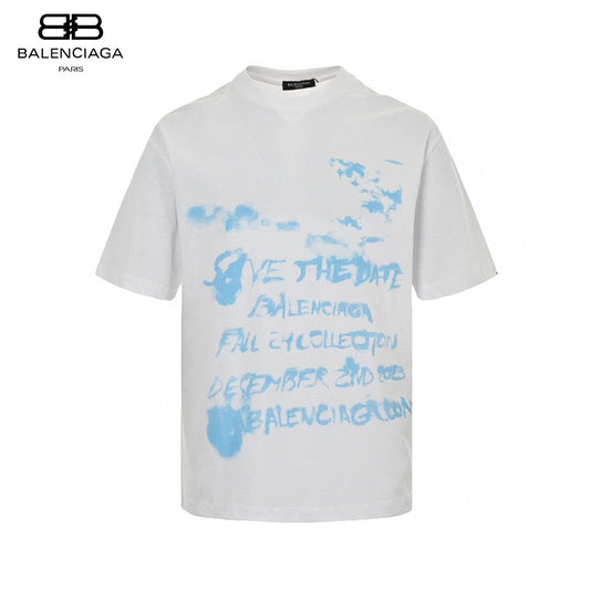Balenciaga Save the Date White T-Shirt - Phantom Kicks