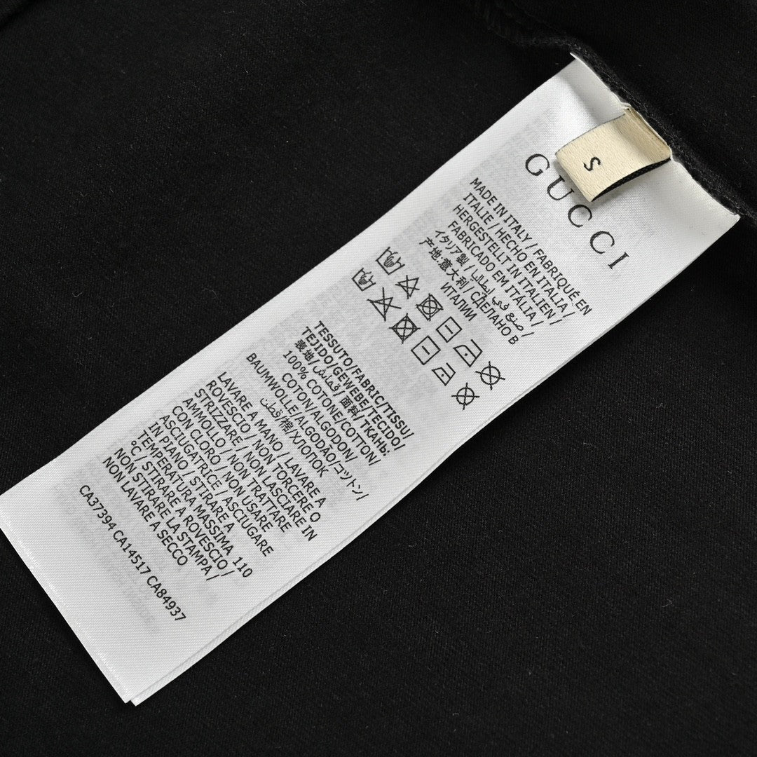 Gucci Black T-Shirt with Pink Dinosaur Graphic - Phantom Kicks
