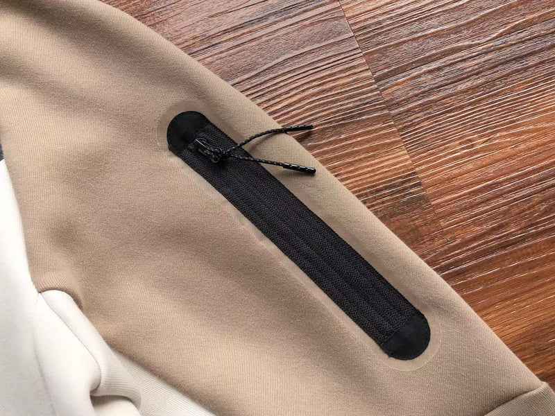 NIKE TECH FLEECE HOODIE x SANDALWOOD/LIGHT BONE WHITE - Phantom Kicks