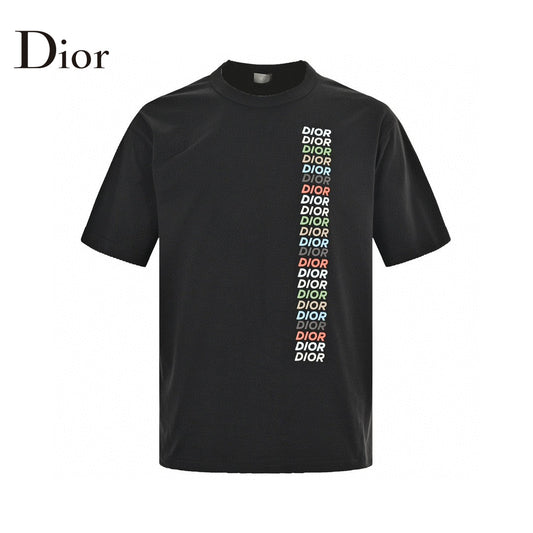 Dior T-Shirt - Multicolor Vertical Logo - Phantom Kicks