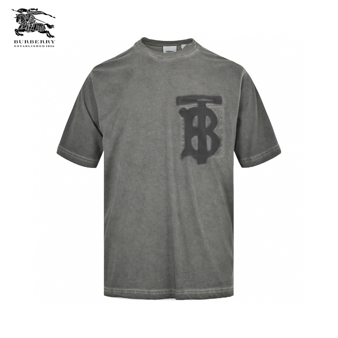 Burberry Grey T-Shirt with Logo - Phantom Kicks