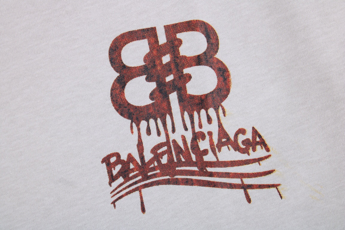 BALENCIAGA LOGO T-SHIRT GRAY - Phantom Kicks