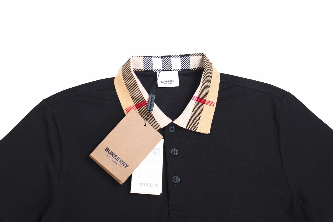 Burberry Polo Shirt (Black) - Phantom Kicks