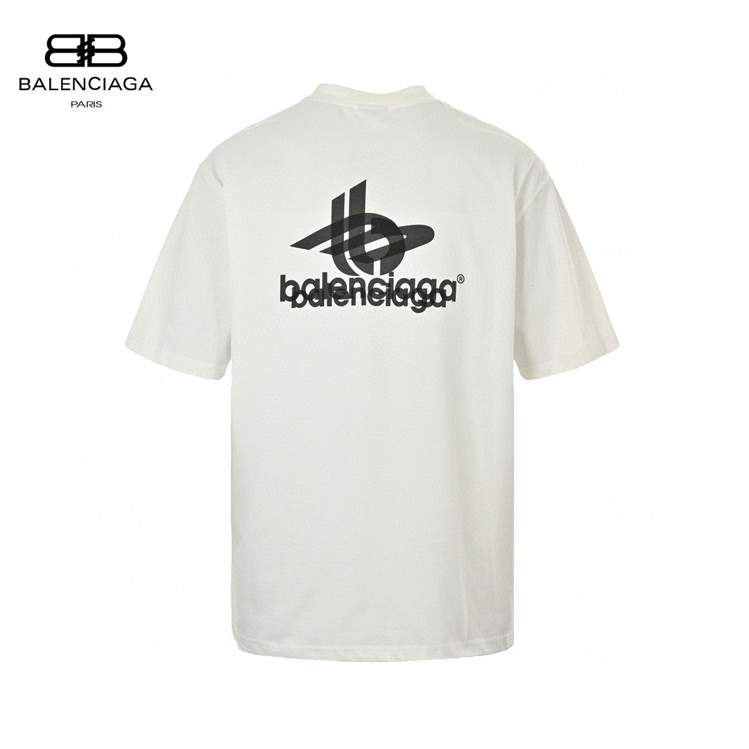 Balenciaga T-Shirt - Overlapping Logo - Phantom Kicks