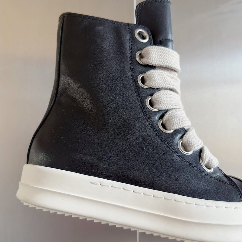 Rick Owens Black High-Top Sneakers - Phantom Kicks