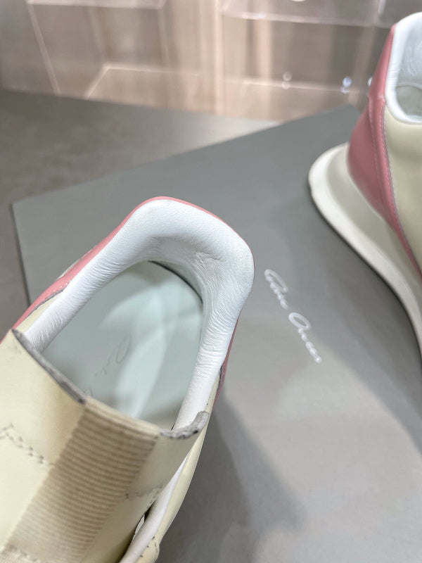Two-Tone Pink Accent Sneakers - Phantom Kicks