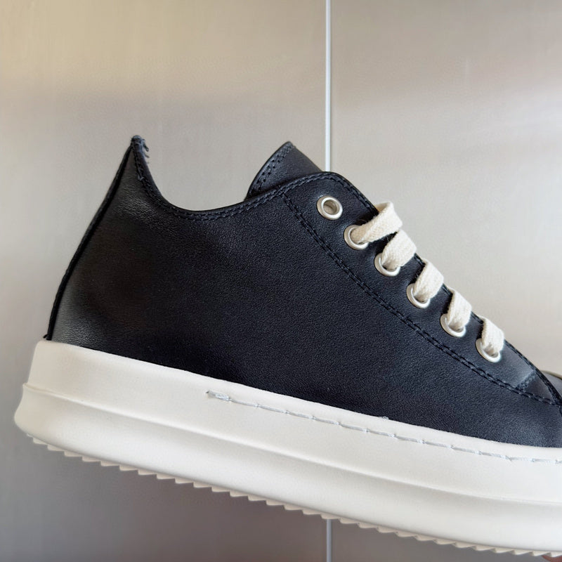 Rick Owens Black Low-Top Sneakers - Phantom Kicks
