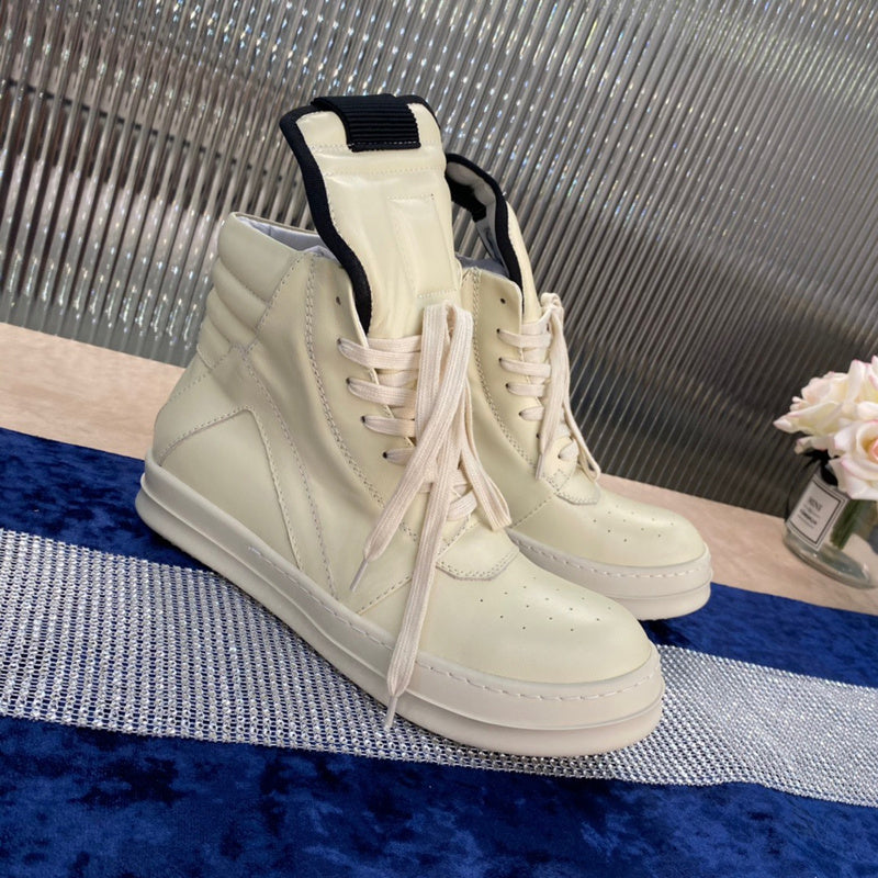 Rick Owens Geobasket Sneakers - Cream - Phantom Kicks