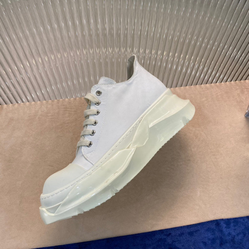 Rick Owens Low-Top Sneakers - All White - Phantom Kicks