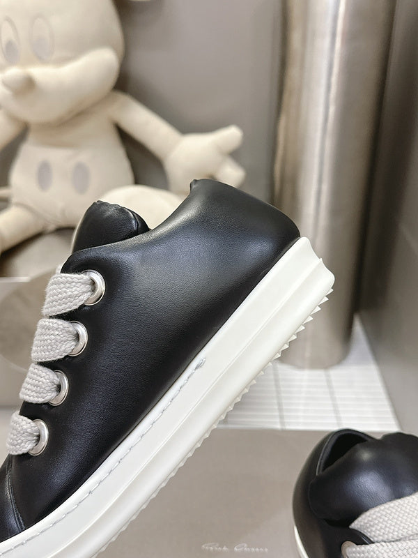 Rick Owens Black Low-Top Sneakers - Phantom Kicks