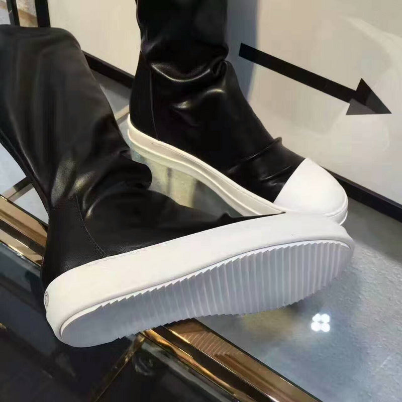 Over-the-Knee Leather Sneakers - Phantom Kicks