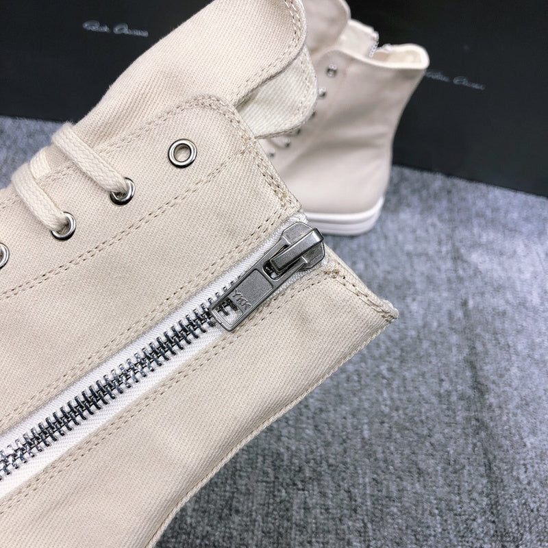 High-Top Canvas Sneakers - Phantom Kicks