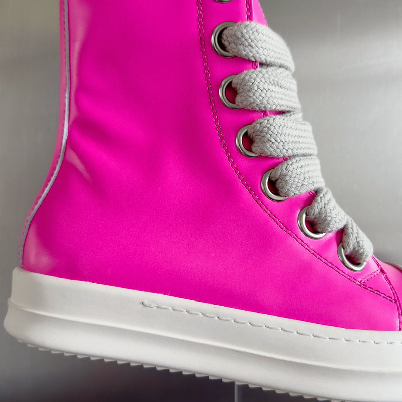 Rick Owens Pink High-Top Sneakers - Phantom Kicks