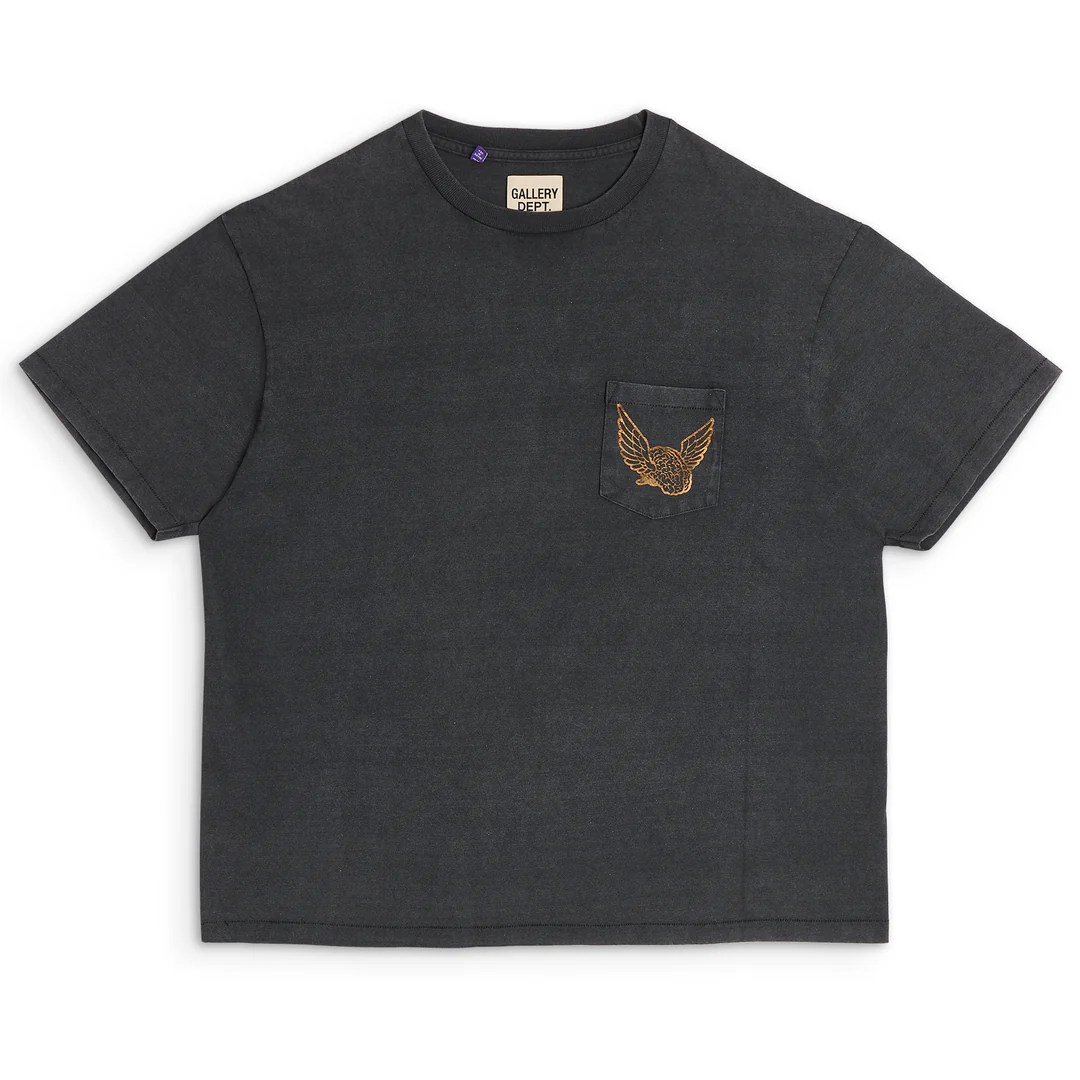 GALLERY DEPT. FLYING BRAIN POCKET NEW VINTAGE TEE - Phantom Kicks