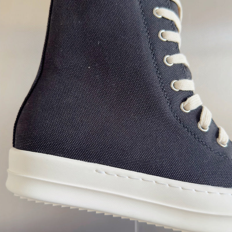 Rick Owens Black High-Top Sneakers - Phantom Kicks