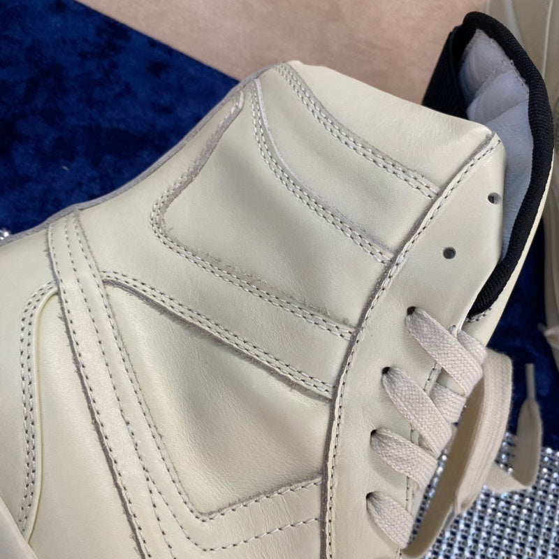 Rick Owens Geobasket Sneakers - Cream - Phantom Kicks