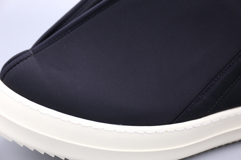 Rick Owens Black Wrap-Around High-Top Sneakers - Phantom Kicks