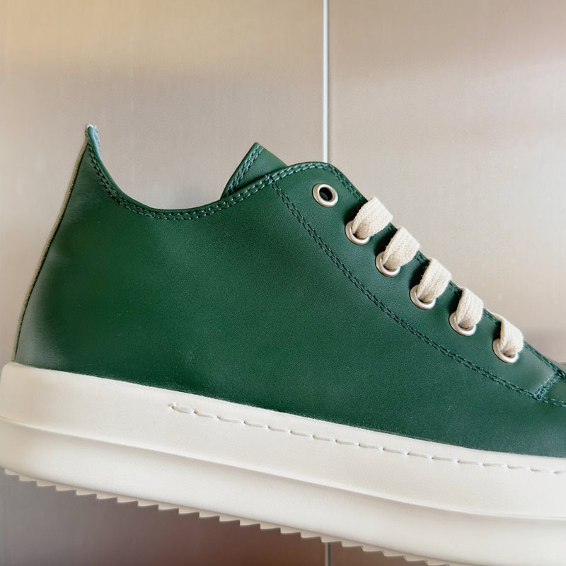 Rick Owens dark green Low-Top Sneakers - Phantom Kicks