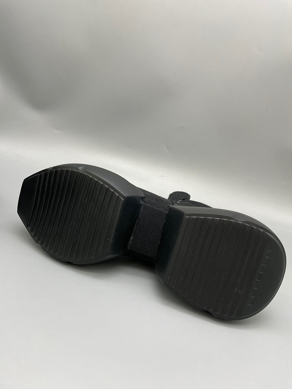 Rick Owens Black High-Top Platform Boots - Phantom Kicks